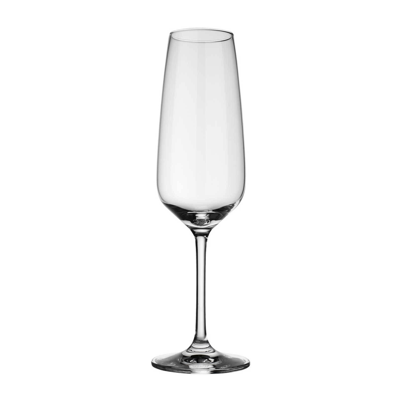 SEKTGLÄSER Voice Basic transparent 283 ml 4er Set - Transparent, Glas (0.283L) - Villeroy & Boch