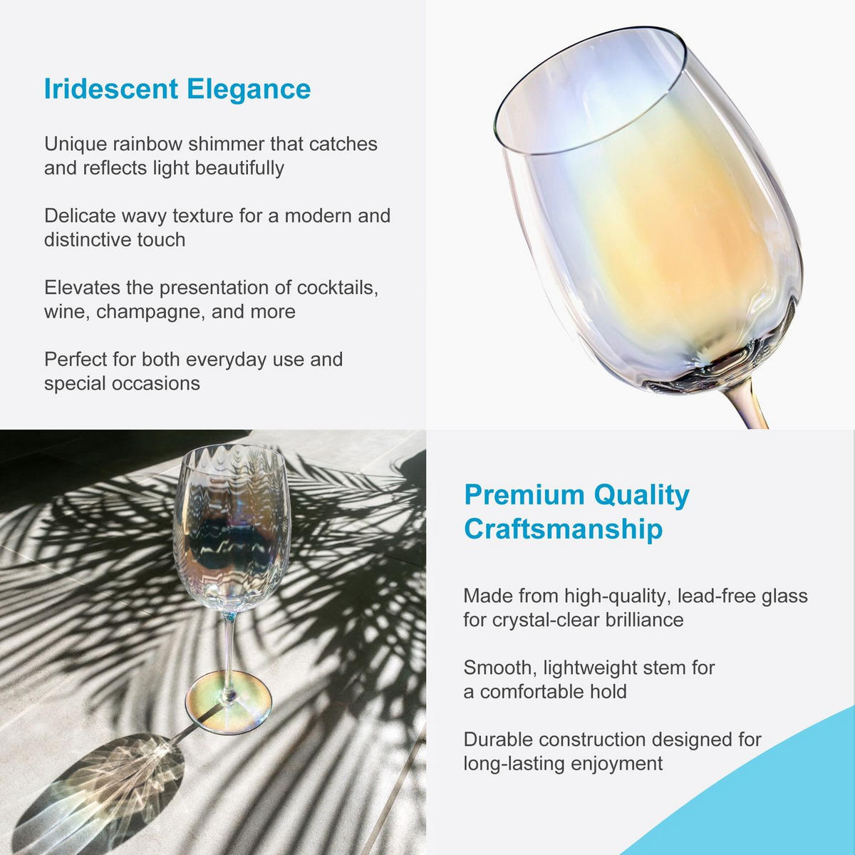 WEINGLAS SET 440 ml (2-tlg.) - Transparent, Glas (0.44L) - Intirilife