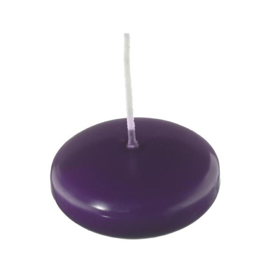 SCHWIMMKERZEN Violett 26 x Ø 42 mm, 40 Stück - Violett, Paraffin (4.2/2.6/2.6cm) - Kopschitz Kerzen