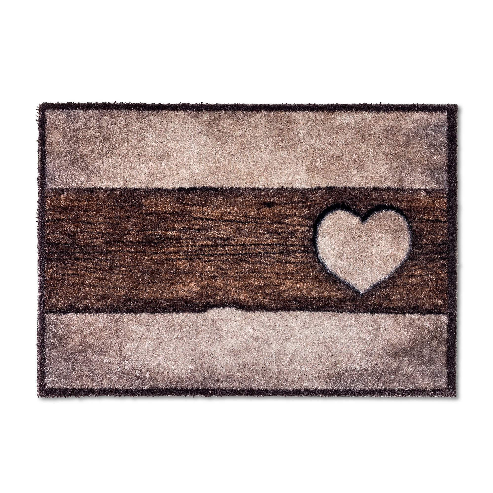 TEPPICH LÄUFER PURE & SOFT - Braun, Textil (50/70cm) - Astra