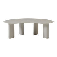 COUCHTISCH - 120 cm x 70 cm - holz - beige Calynor - Beige, Holz (70/120/40cm) - Vente-Unique