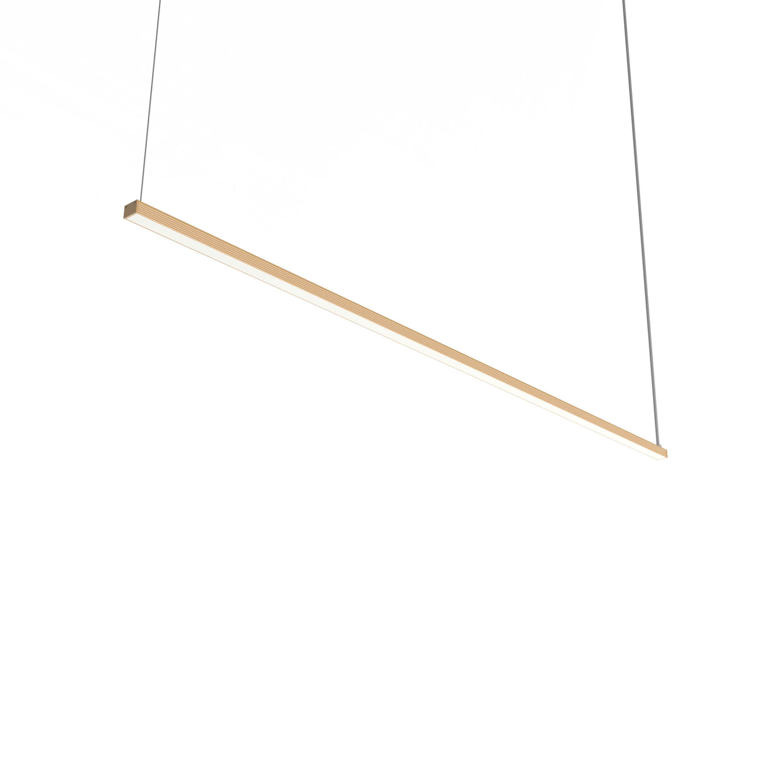 Lumicom Led-Hängeleuchte Gold 100x2x2 cm