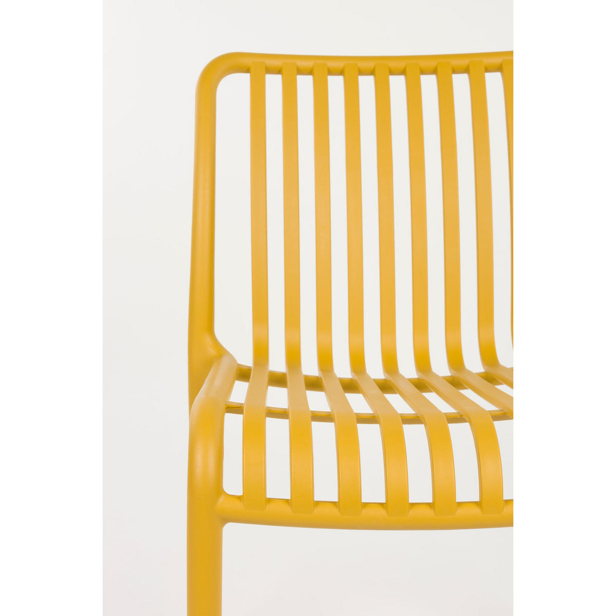GARTENSTUHL Mante Gelb - 4 er Set - Gelb, Kunststoff (48/80/58cm) - Housecraft Living