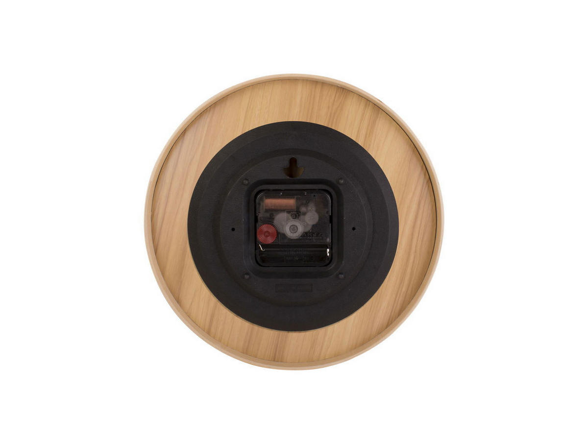 WANDUHR Pure Wood Grain Ø22 cm - Grün, Holz (22/22/4.5cm) - Karlsson