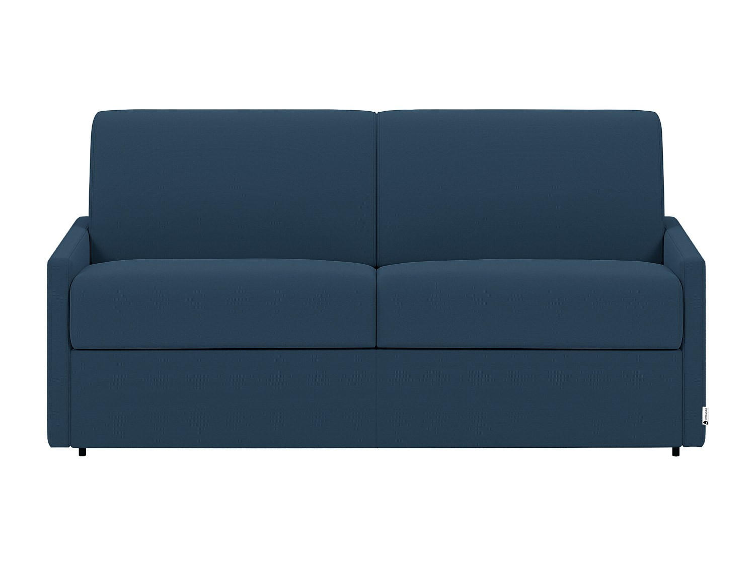 SCHLAFSOFA - 4 Personen - Stoff - Marineblau - - Dunkelblau, Textil (190/99/223cm) - Vente-Unique