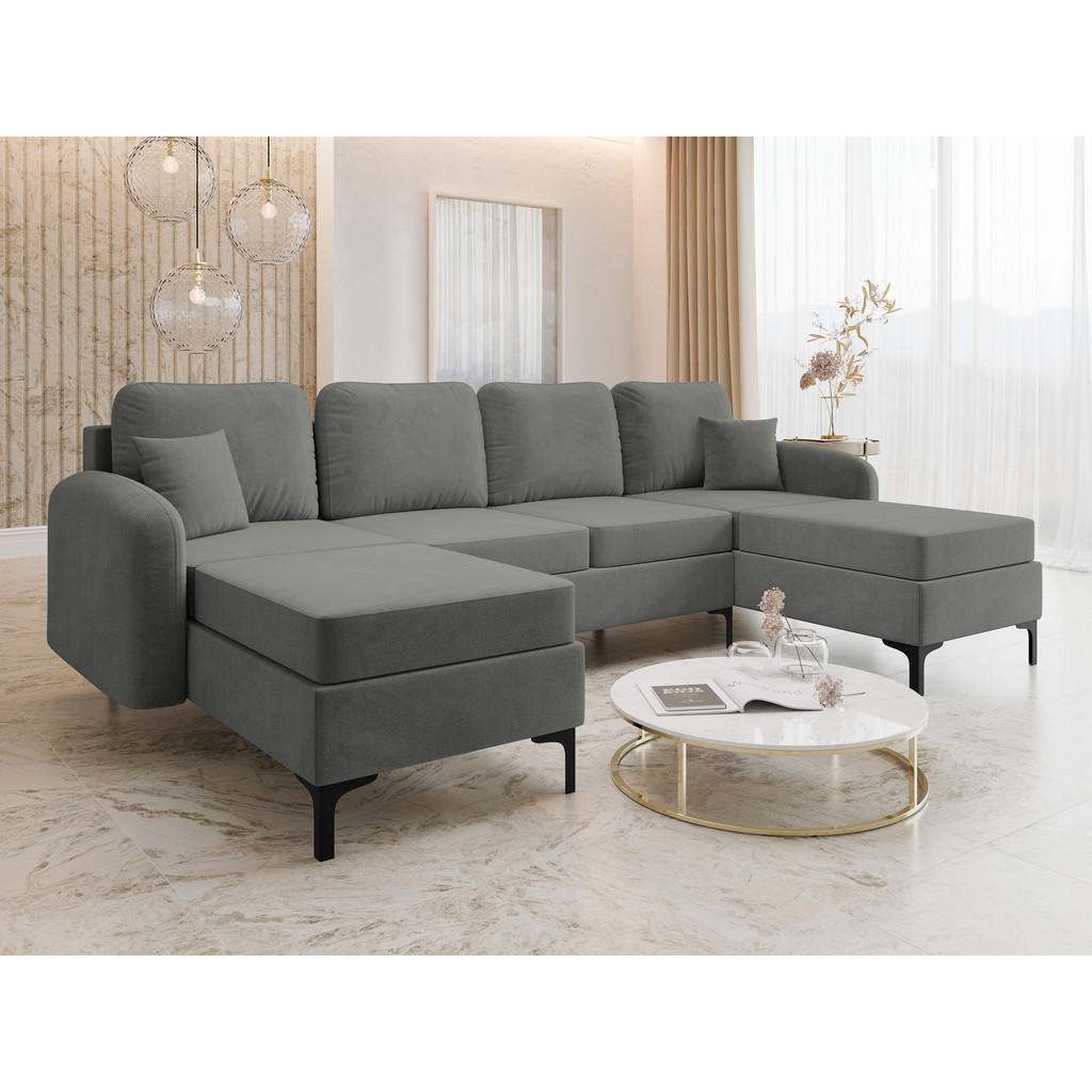 Thumbnail - Mirjan24 Wohnlandschaft, Textil, 6-Sitzer, Rechteckig, 293x96x172 cm, Wohnzimmer, Sofas & Couches, Wohnlandschaften, Woh...
