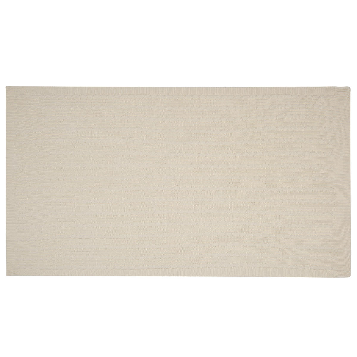 DECKE Helles Beige Anamur 180/110 cm - Beige, Naturmaterialien/Textil (110/180cm) - Beliani