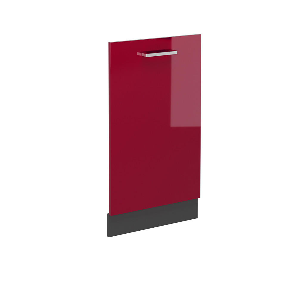 FRONTPANEL R-Line R&ouml;d h&ouml;gblank 45 cm utan b&auml;nkskiva R&ouml;d, Antracit 81.8/45/1.6 cm