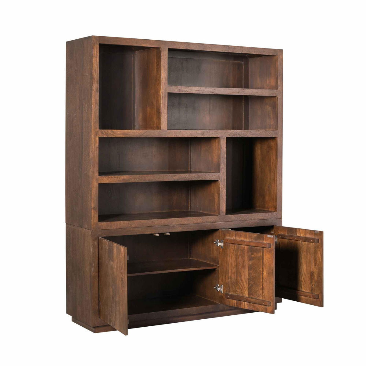 REGAL Brussel Braun 45/160/200 cm - Braun, Holz (160/200/45cm) - Starfurn