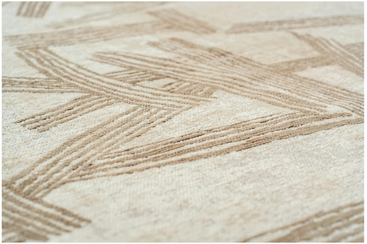 TEPPICH modern Flachgewebe KATANA Weiß 240 x 340 cm - Weiß, Textil (240/340cm) - Novatrend