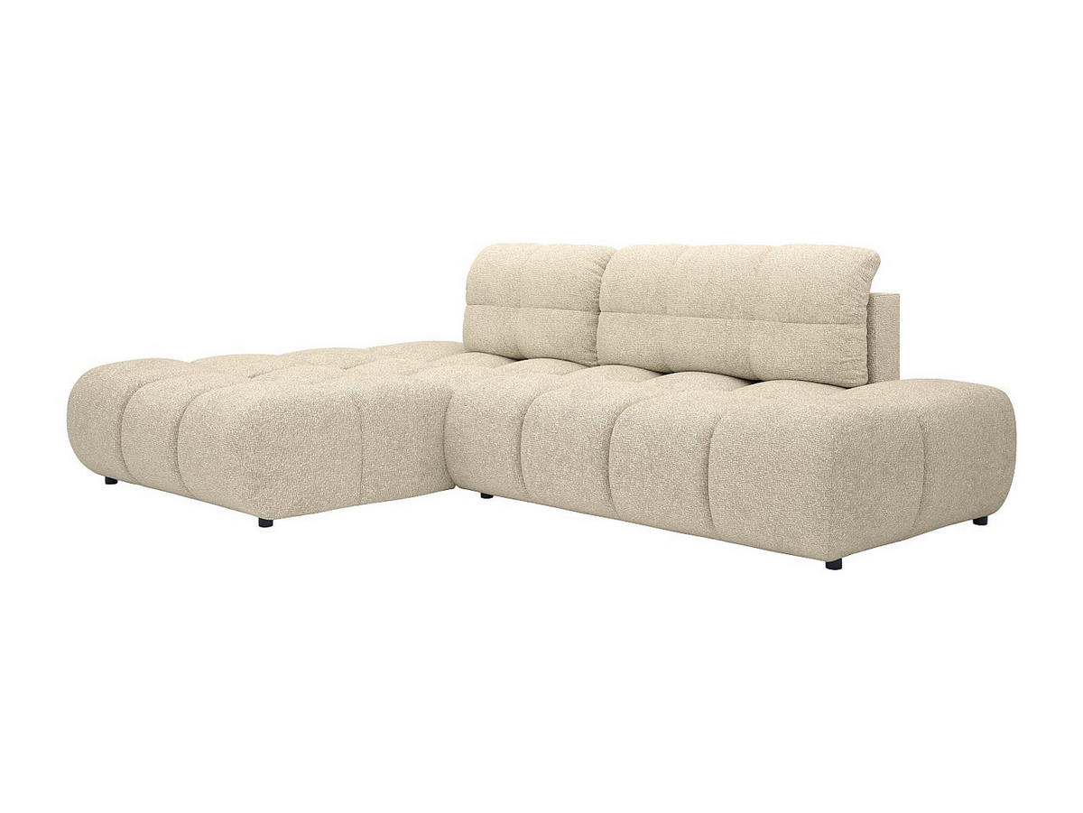 SCHLAFSOFA - 5 Personen - stoff - beige Jocima - Beige, Kunststoff/Textil (292/96/193cm) - Vente-Unique