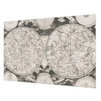 FOTOTAPETE 152x104 cm - Sternenkarte - Schwarz, Textil (152/104cm) - Wallfluent