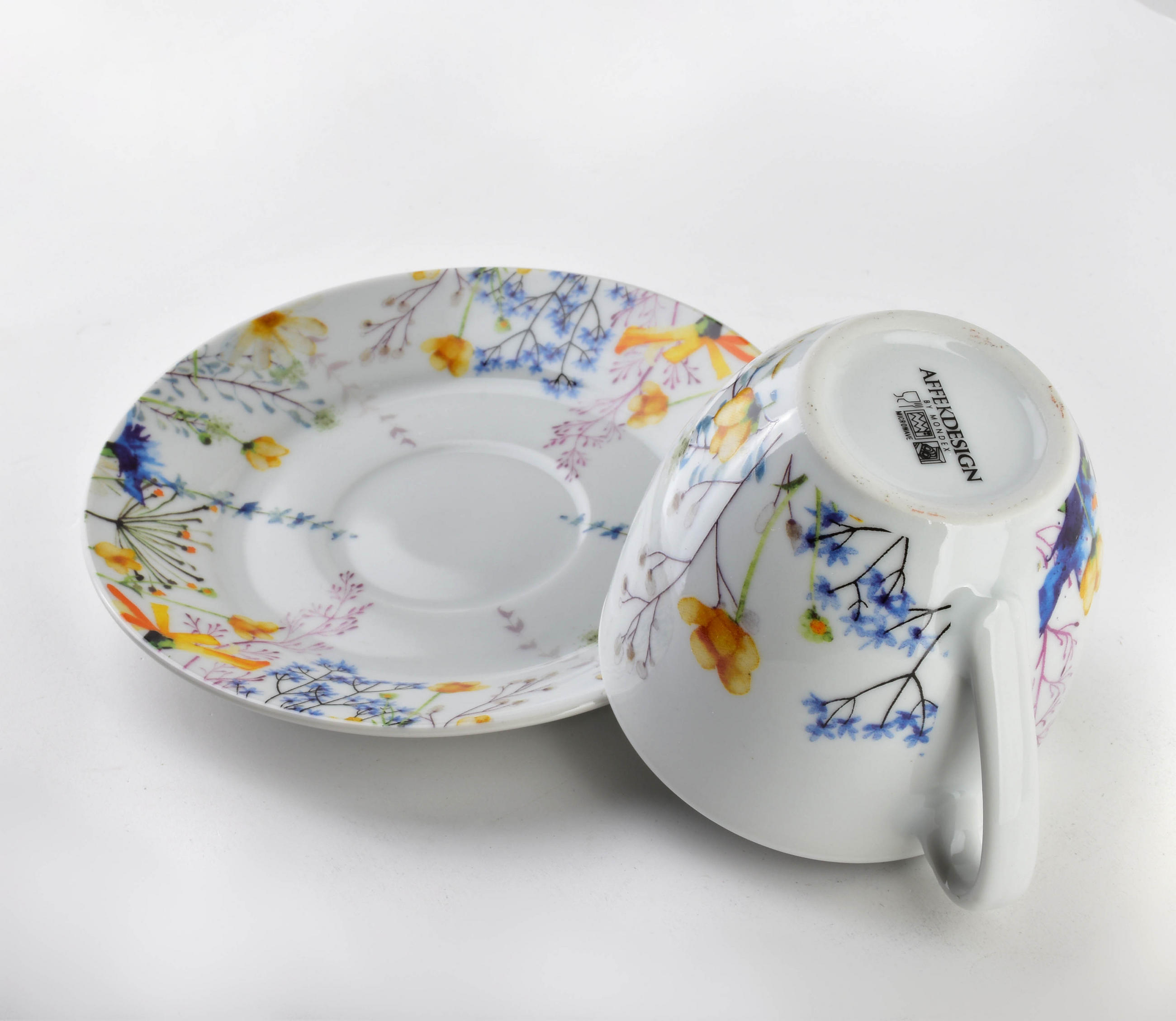 KAFFEETASSENSET Joy Blau 25/33.5/9 cm Keramik - Blau, Keramik (33.5/9/25cm) - Mondex