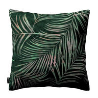 KISSENHÜLLE Velvet grün, 43x43cm - Grün, Textil (43/43cm) - Dekoria