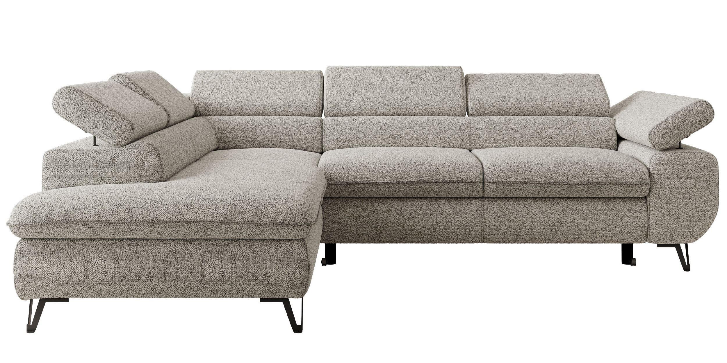 MKS Ecksofa Hellgrau 273x208 cm