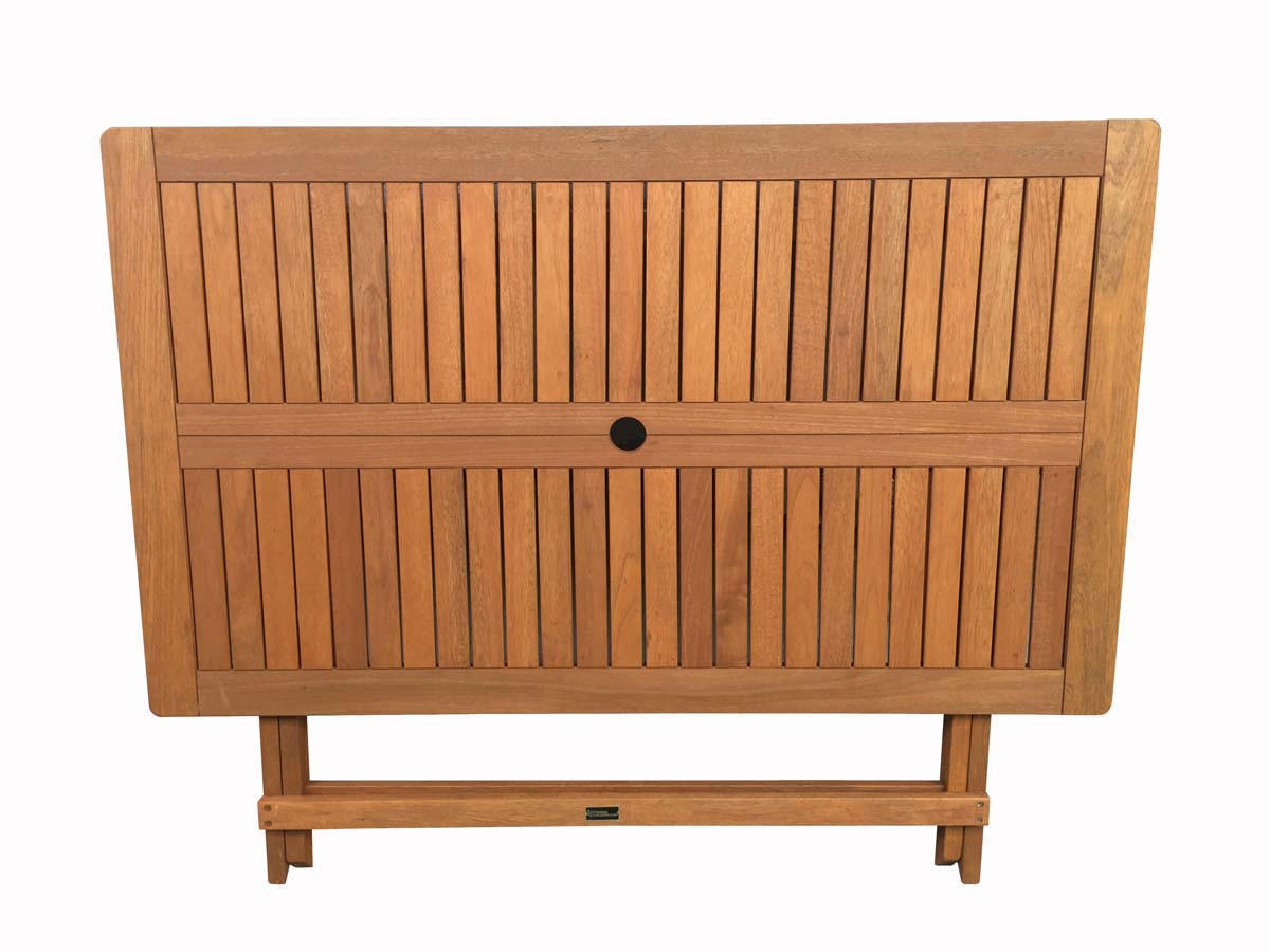 GARTENTISCH hong kong - Hellbraun, Holz (135/80/74cm) - Habitat Garten