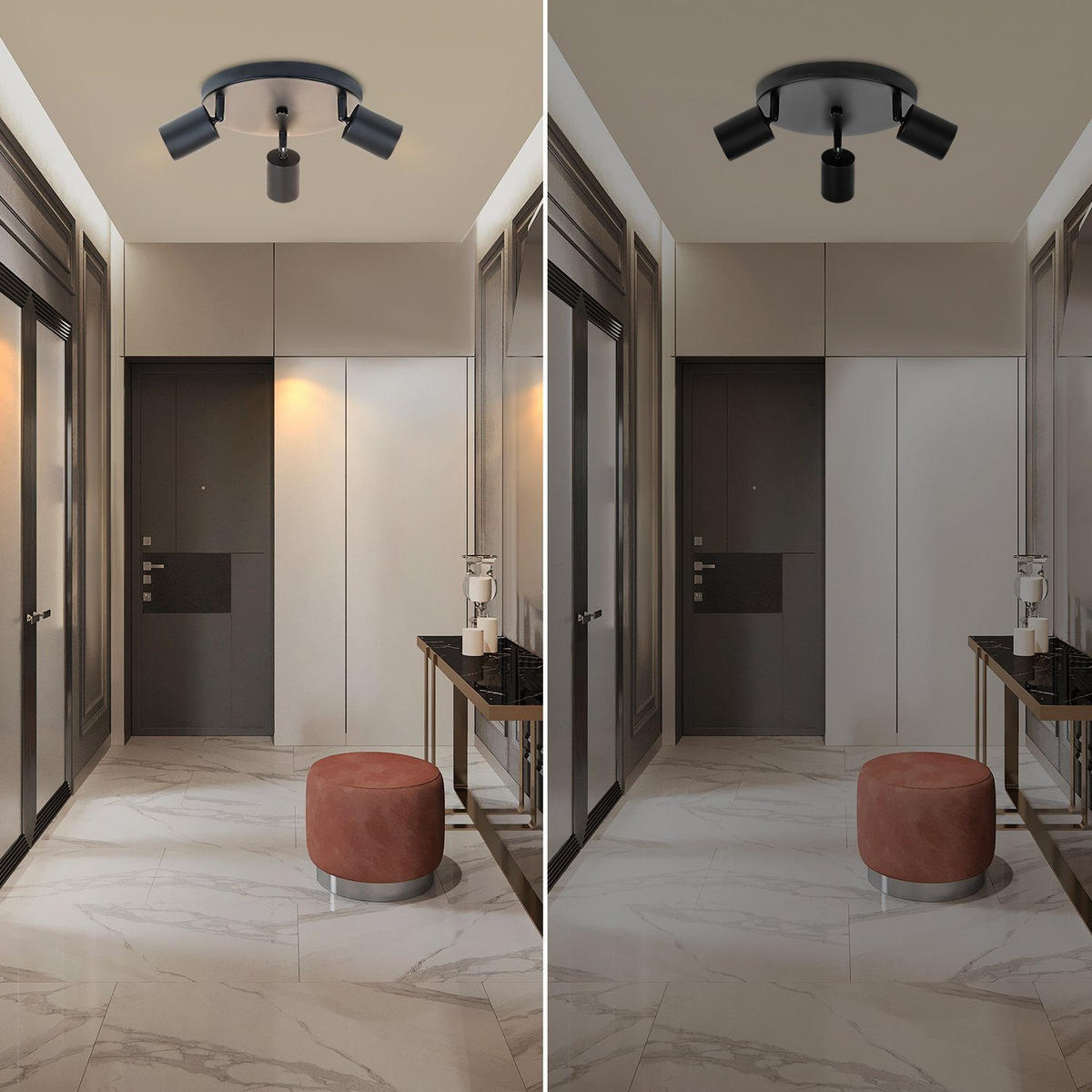 STRAHLER Freiheit 24/24/14 cm - Schwarz, Metall (24/24/14cm) - Nettlife