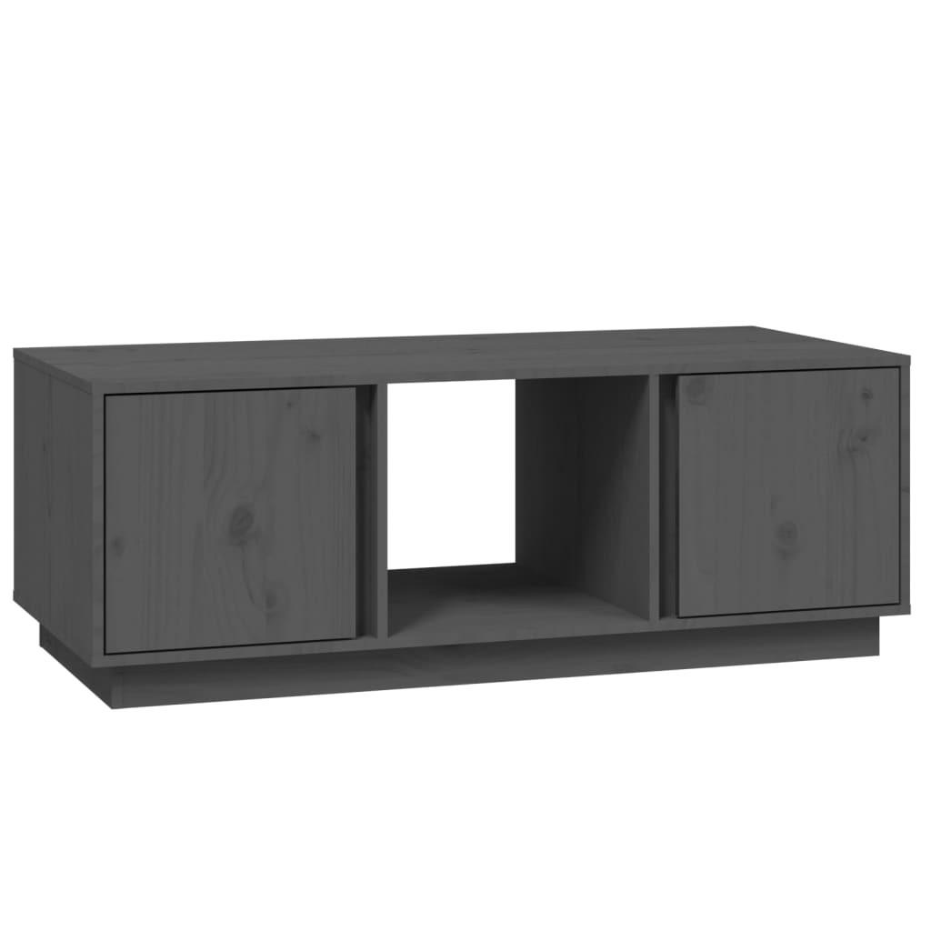 furnicato Couchtisch Grau 110x40x50 cm