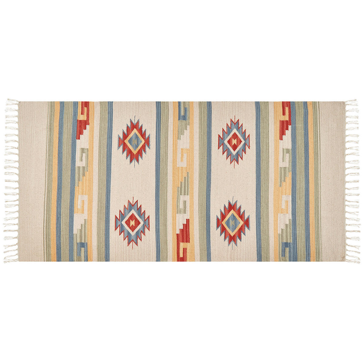 KELIM-TEPPICH Aparan 150/80 cm - Multicolor, Textil (80/150cm) - Beliani