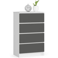 KOMODA - biela, kompozitné drevo (60/99/40cm) - RAUMHIRSCH FURNITURE
