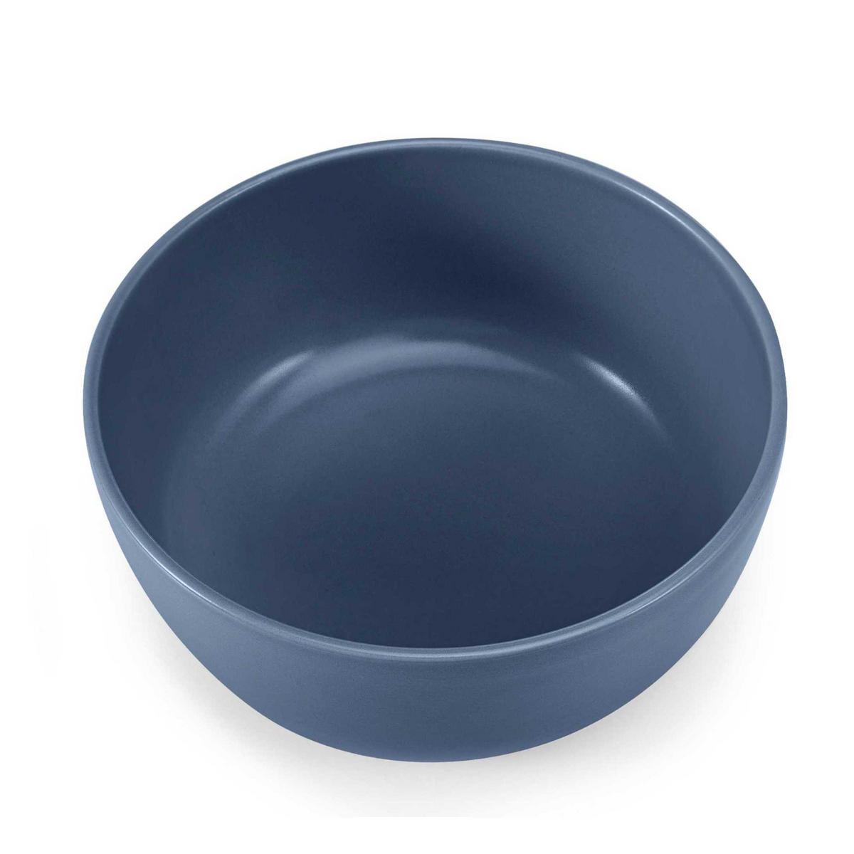 TAFELSERVICE VICTO Schüssel 6 Personen 18-tlg, matt blau - Blau, Keramik (27/2/27cm) - KONSIMO®
