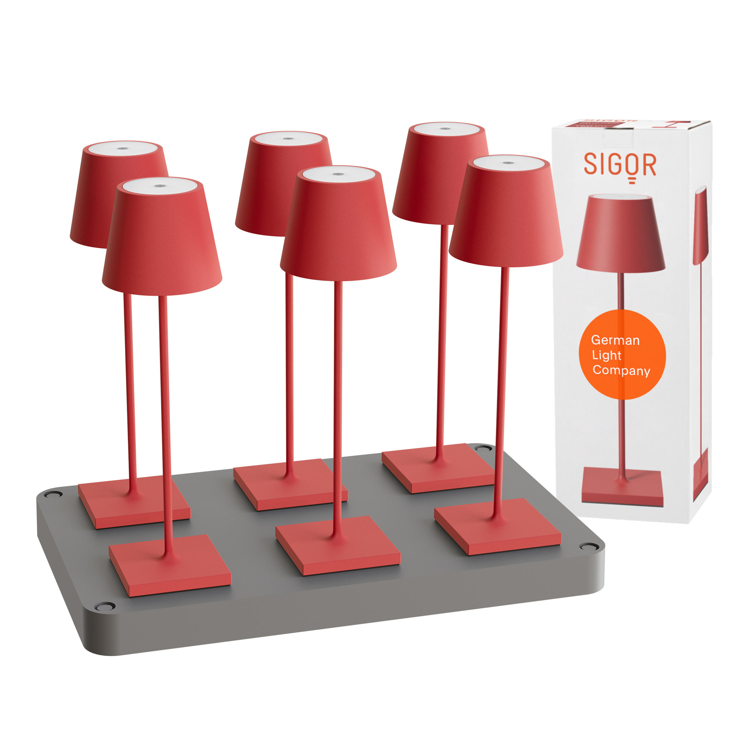 Sigor Led Rot 10x38x38 cm