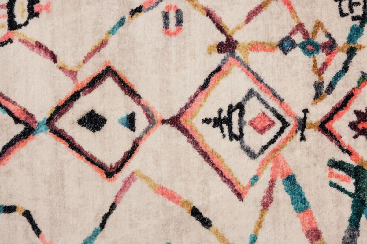 BADTEPPICH Ariella Bunt 60x100 cm - Multicolor, Textil (60/100cm) - Gino Falcone