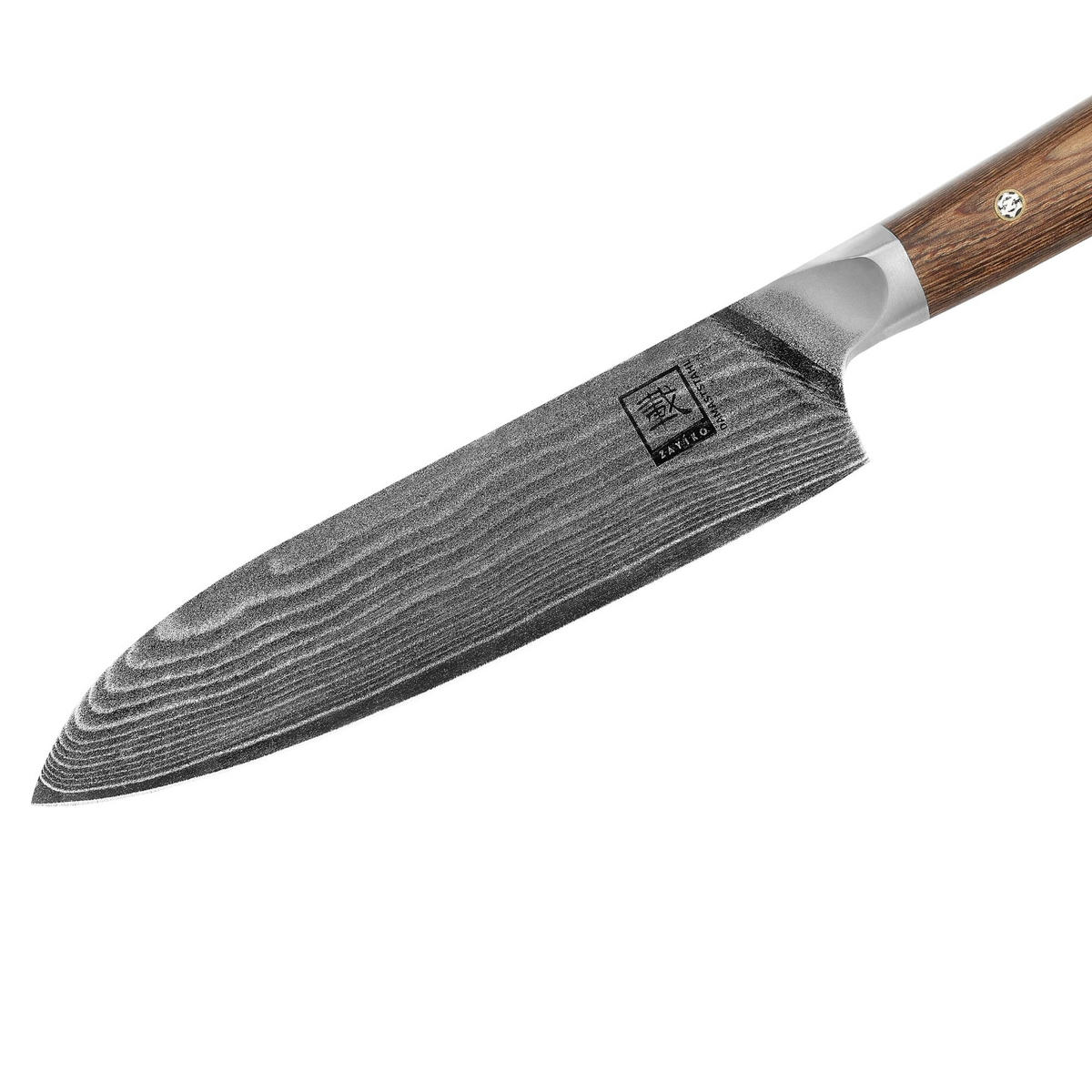 3ER MESSER-SET 8–18 cm - Braun, Holz/Metall - Zayiko