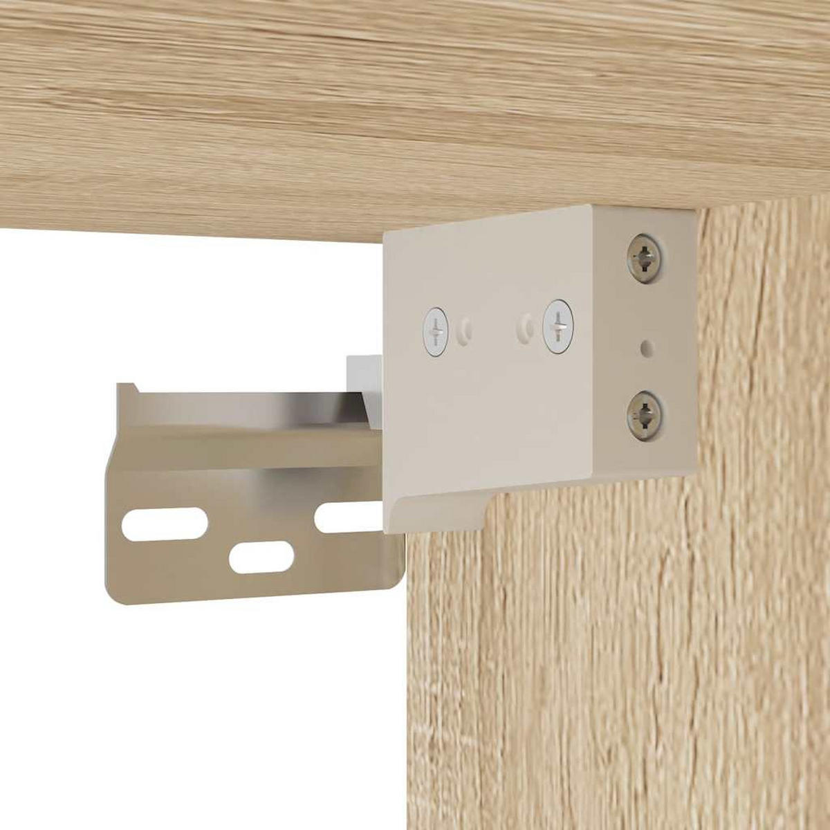 BAD-WANDSCHRANK Sonoma-Eiche 80/25/30 Cm Holzwerkstoff - Hellbraun, Holzwerkstoff (25/30/80cm) - vidaXL