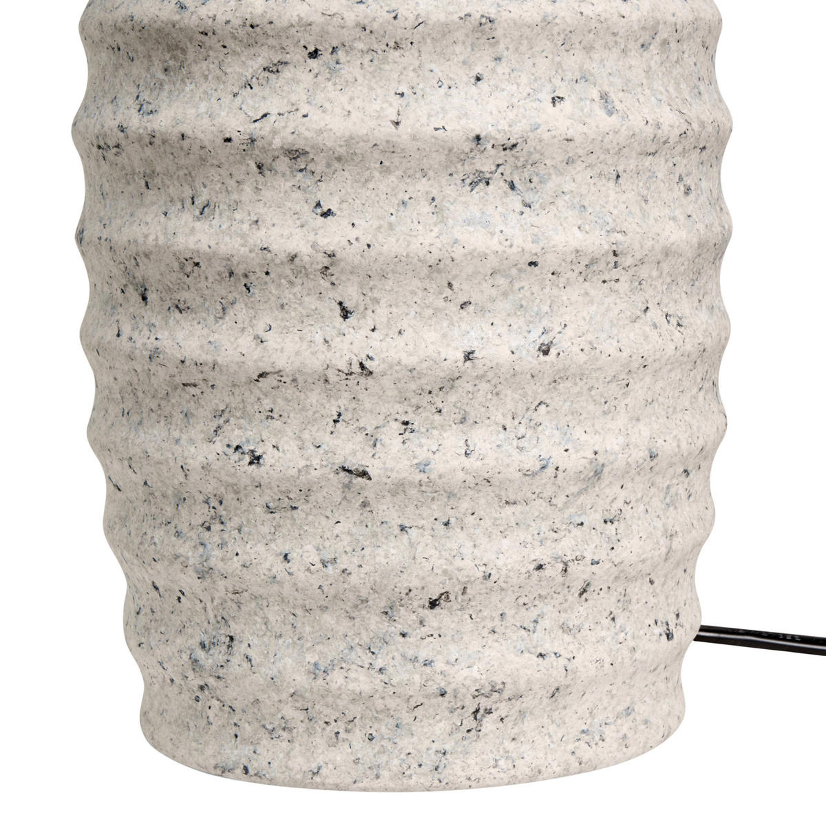TISCHLAMPE Weiß Billy - Creme, Keramik (28/28/50cm) - Beliani