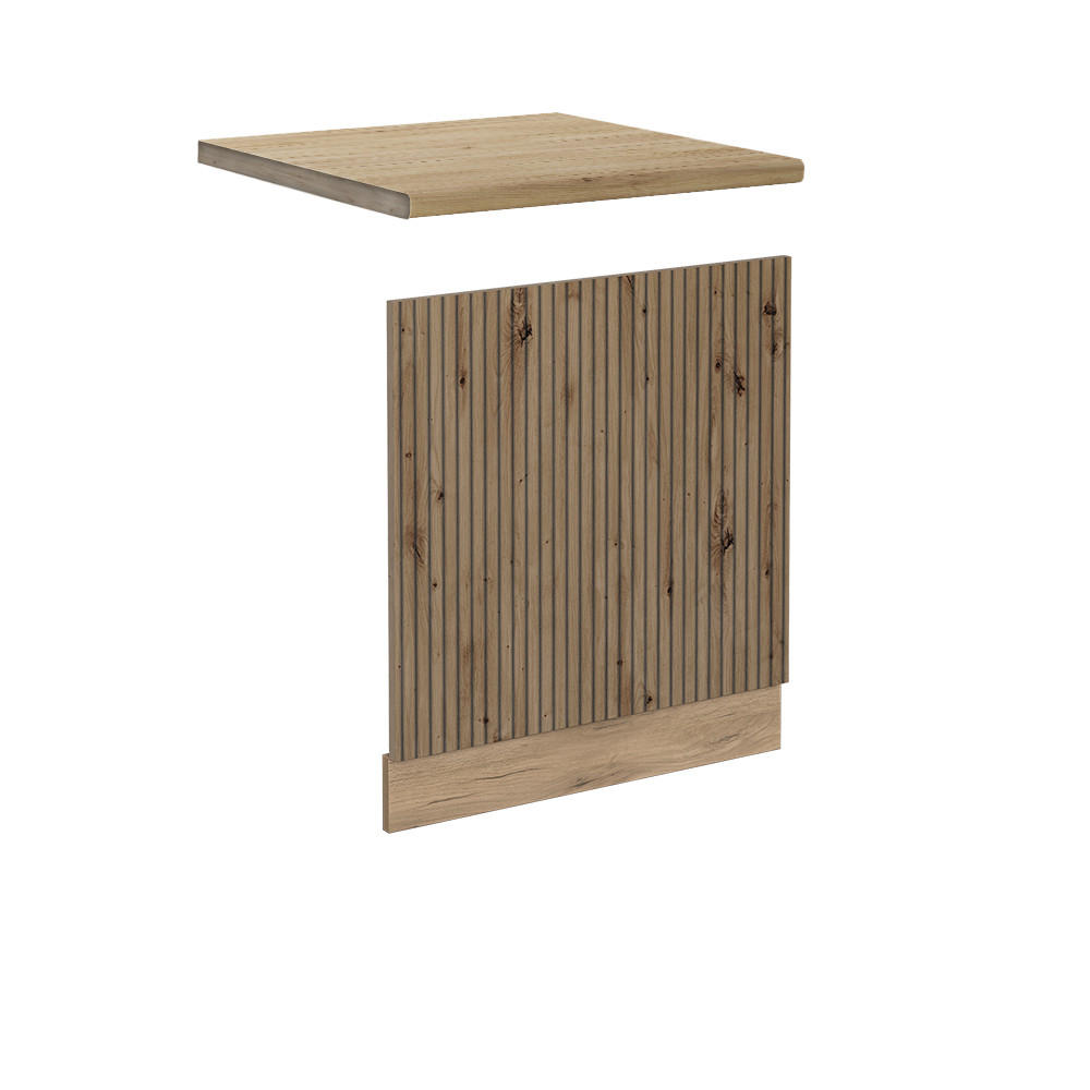 FRONTBLENDE R-Line Artisan-Eiche 60 cm, AP Eiche - Eiche Wotan/Eiche Artisan, Holzwerkstoff (60/57.2/1.6cm) - Vicco