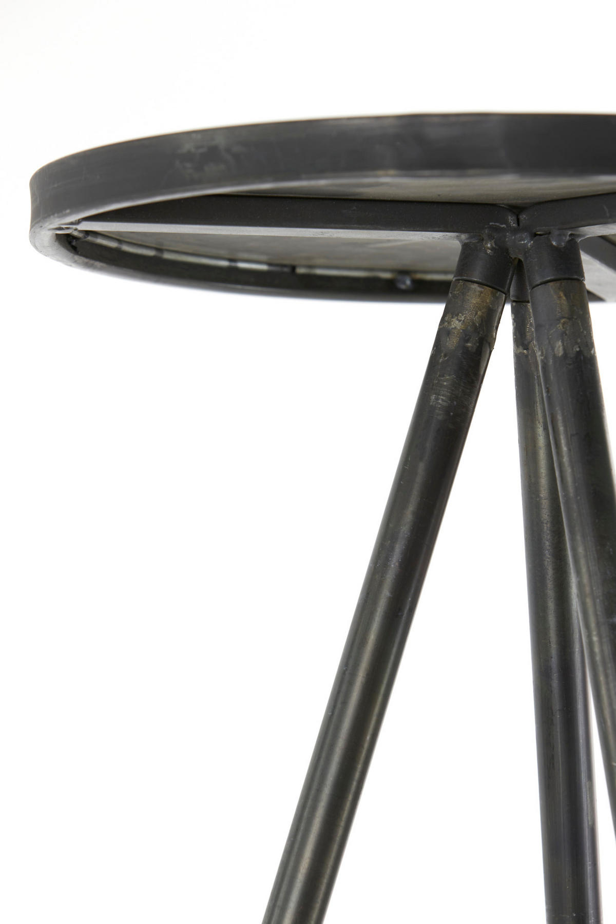 SÄULE Envira Grau Ø35/98,5 cm - Grau, Metall (35/35/98.5cm) - Light & Living