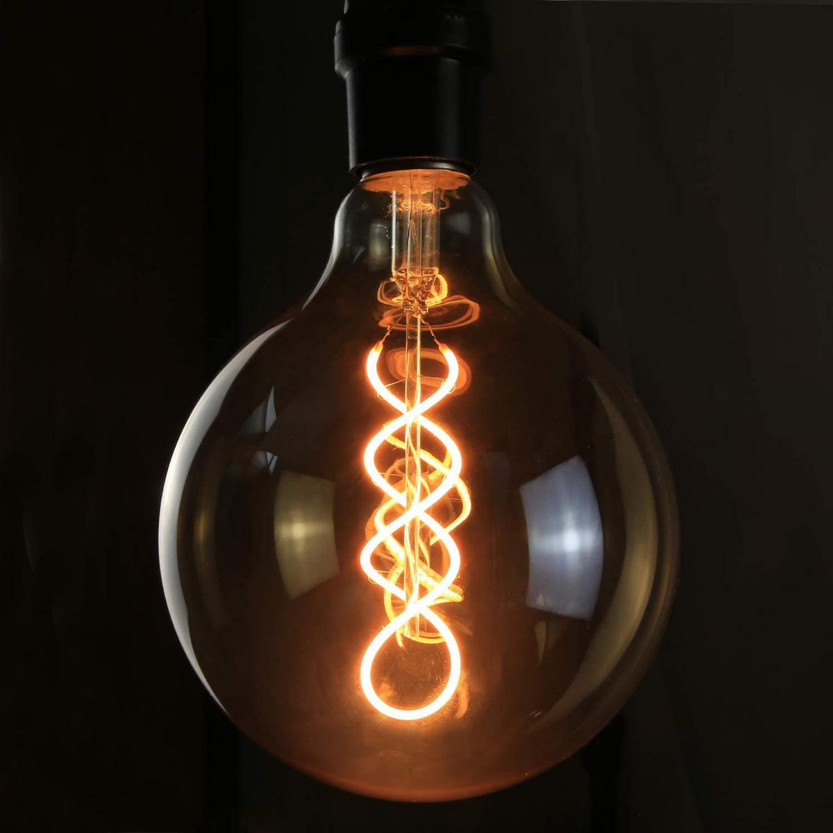 LED žárovka E27 4W (1 ks) - průhledná, sklo (12.5/17cm) - Nettlife