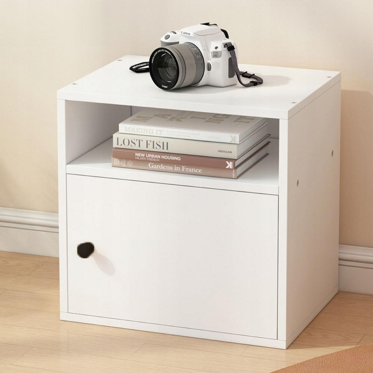 BÜCHERREGAL, weiß 40/34/56 cm - Weiß, Holzwerkstoff (40/56/34cm) - Rebiko