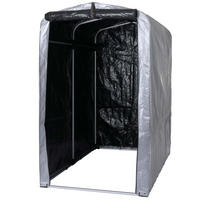 GERÄTEHAUS Silber - Silberfarben, Metall (121/201/201cm) - MCW