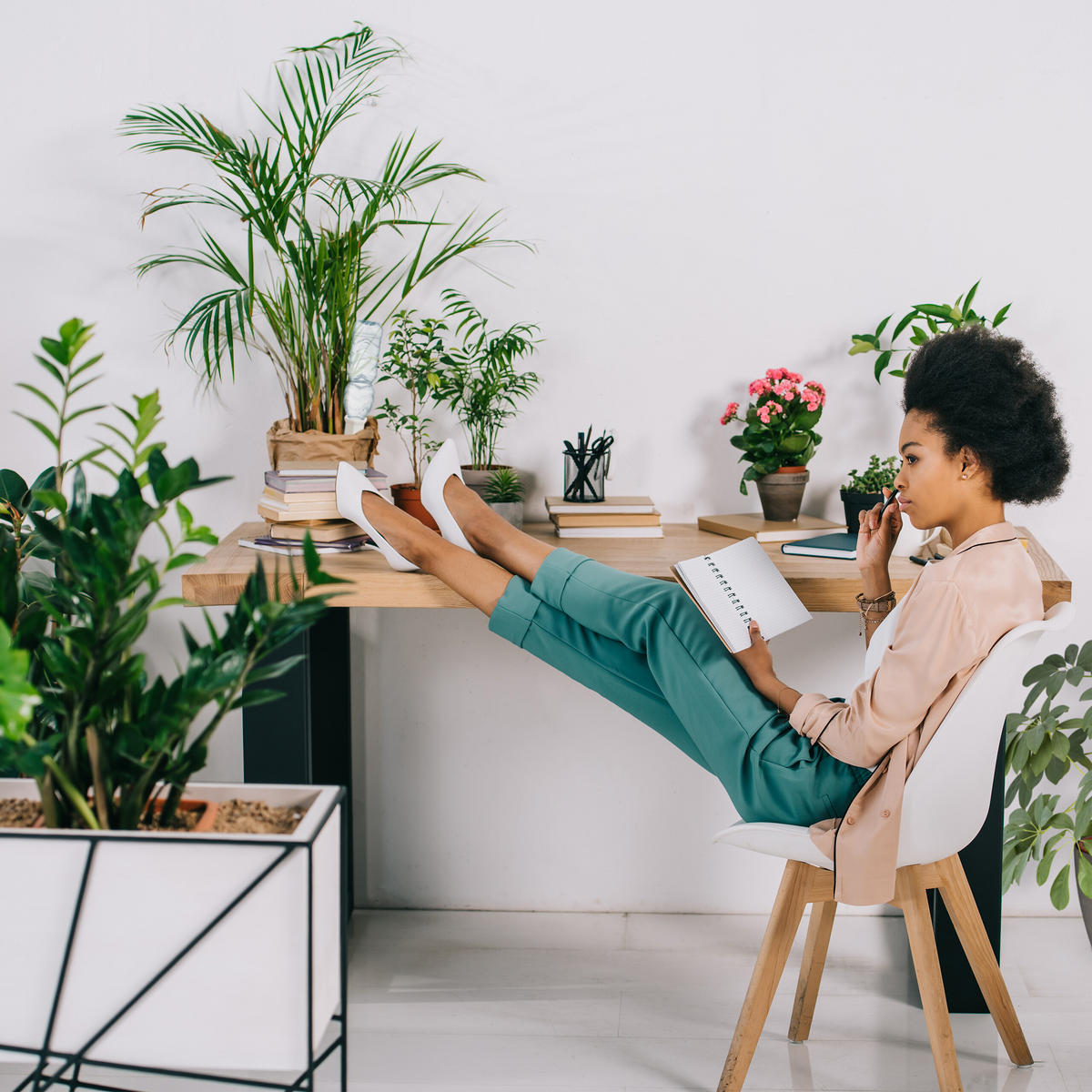 4XGIESSKEGEL - Weiß, Keramik (5.5/14/5.5cm) - Relaxdays