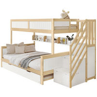 ETAGENBETT 90/120x200 cm Rollbett Schrank weiß - Weiß, Holz (90/200cm) - LEBENLANG