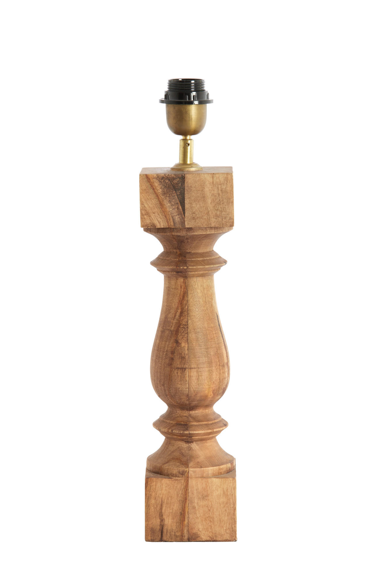LAMPENFUSS Cumani Braun 10/10/47 cm - Braun, Holz (10/10/47cm) - Light & Living