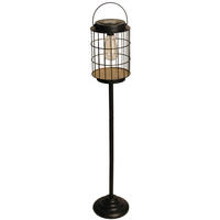 STEHLAMPE 16.2/109/16.2cm - Schwarz, Metall (16.2/16.2/109cm) - Luxform