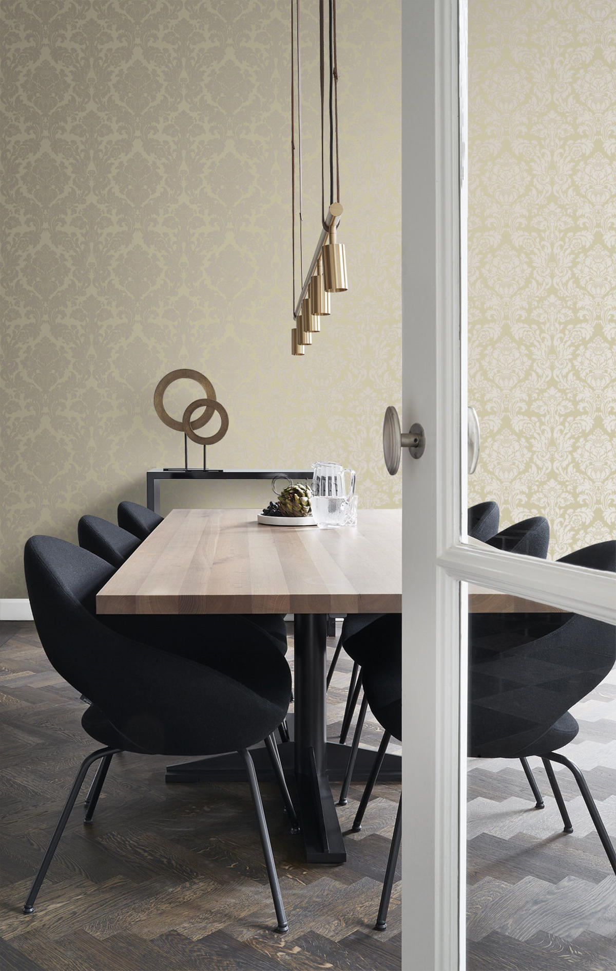 TAPETE Ornamente 53 cm x 10.05 m - Beige, Papier (53/1000cm) - Origin Wallcoverings
