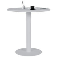 BISTROTISCH Lea rund 70x70x73cm Holz Weiß Cafetisch - Weiß, Holz (70/70/73cm) - DELUKE