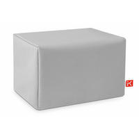 ABDECKUNG-FÜR-GARTENPUFFS TRIGLO robustes Material, Hellgrau - Hellgrau, Textil (71/46/56cm) - KONSIMO®