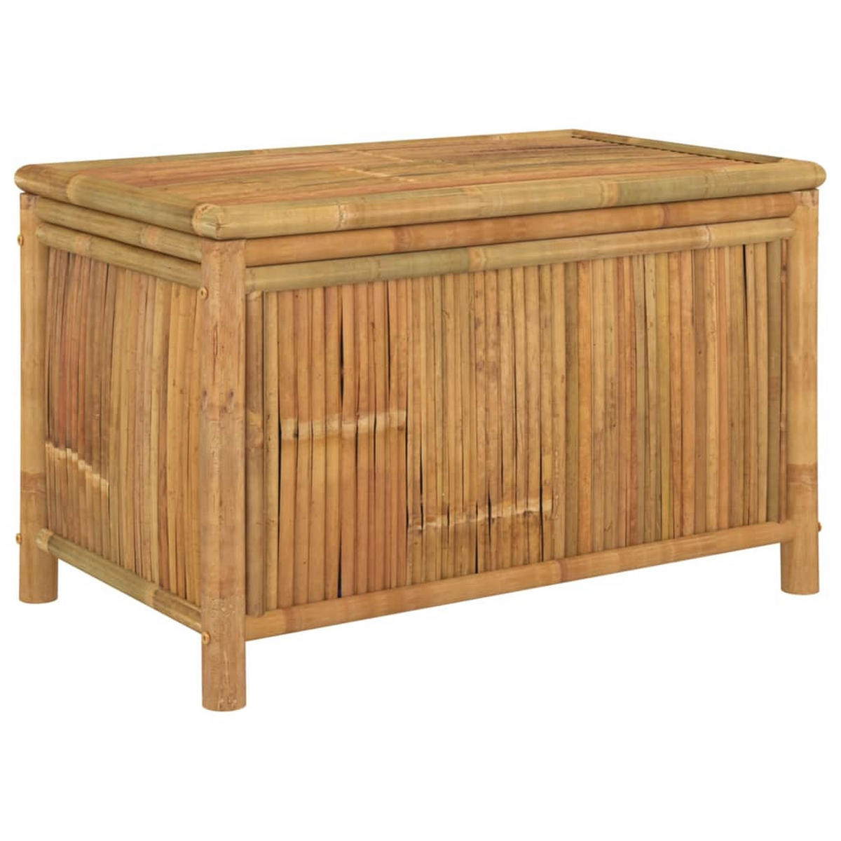 GARTENTRUHE 90x52x55 cm Bambus - Braun, Holz (90/55/52cm) - furnicato