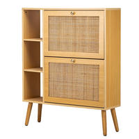 SCHUHSCHRANK Buchenholz Braun - Braun, Holz (80/99/24cm) - Nordlys