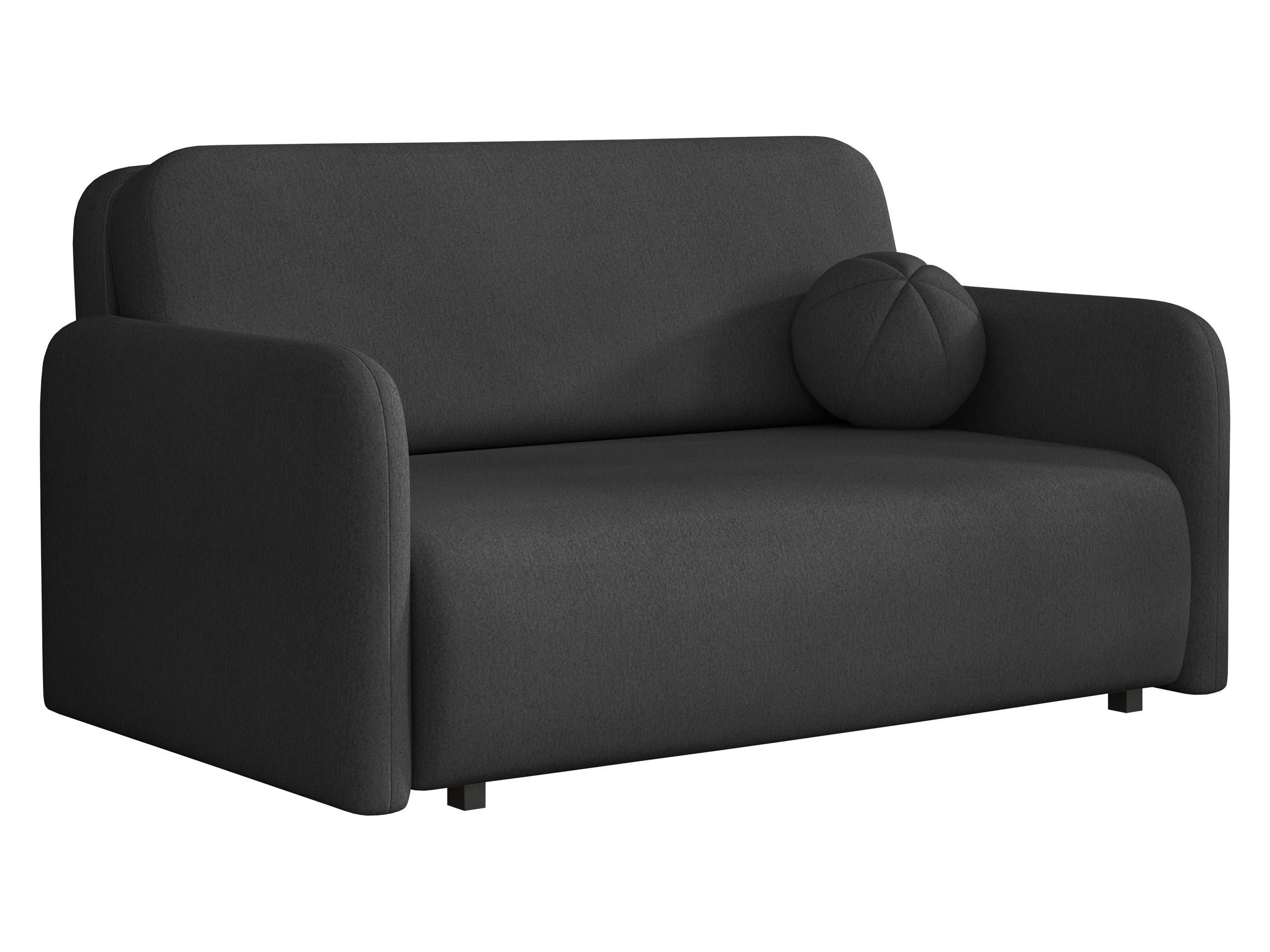 SCHLAFSOFA Viva Sun III - Schwarz, Holz/Textil (150/85/103cm) - MIRJAN24