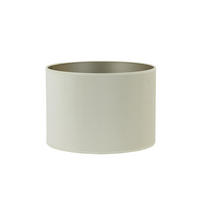 LAMPENSCHIRM Vandy Weiß 40/40/30 cm - Weiß, Textil (40/40/30cm) - Light & Living