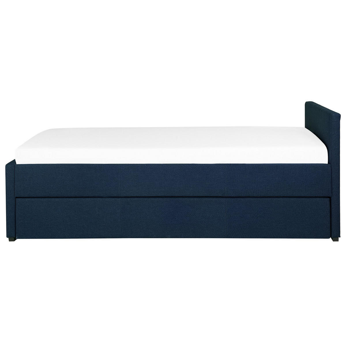 TAGESBETT 80/200cm Marineblau Marmande - Blau, Textil (80/200cm) - Beliani