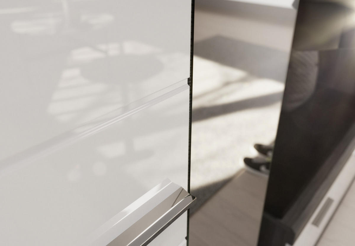 GARDEROBENKOMBINATION 3tlg. Scout Garderobe in Rauchsilber Nb. und weiß HG B/H/T: 167x197x40 cm - Anthrazit, Holzwerkstoff (167/197/40cm)