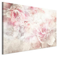 LEINWANDBILD Pfingstrosen 90x60 cm - Multicolor, Holz (90/60cm) - LUMASOUL