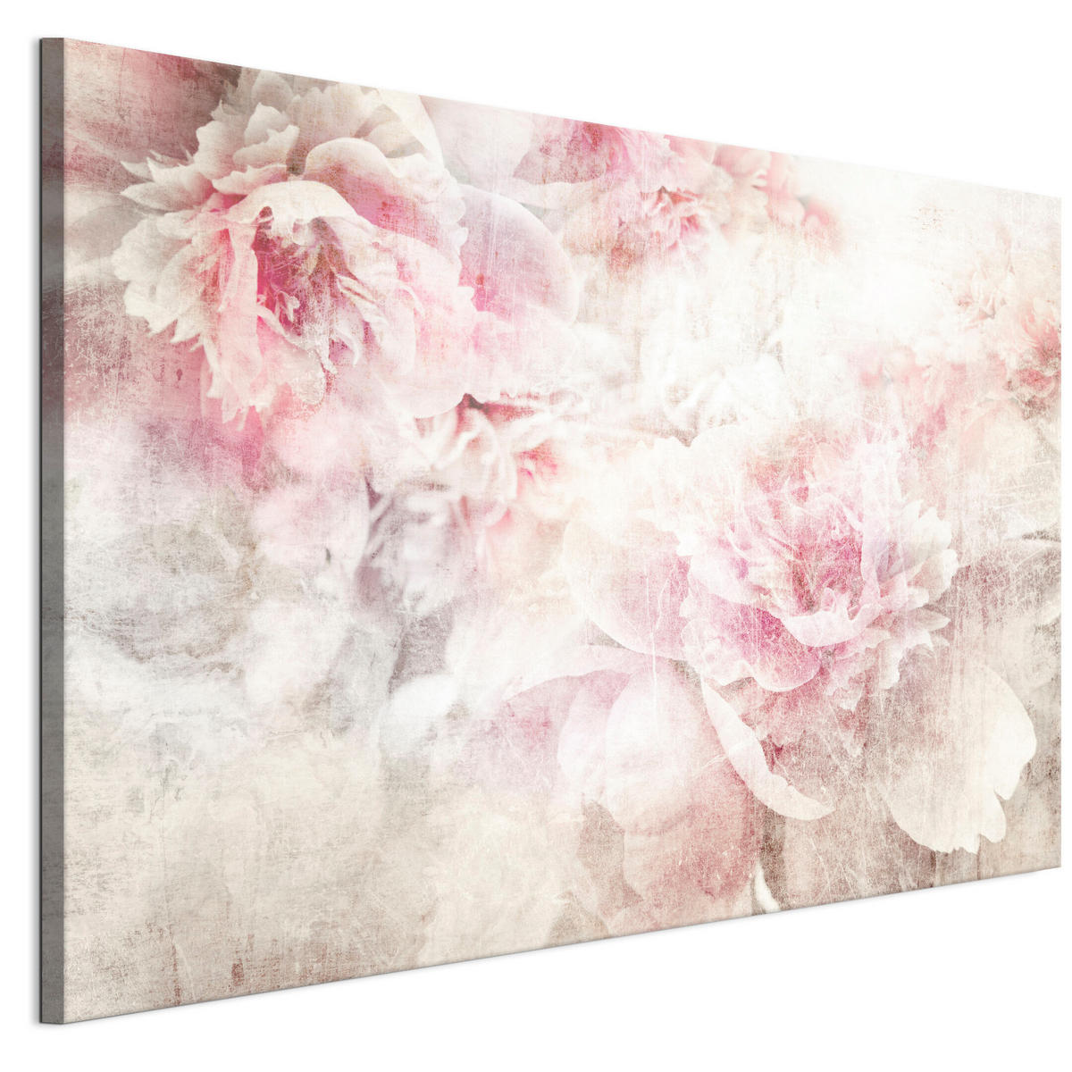 LEINWANDBILD Pfingstrosen 90x60 cm - Multicolor, Holz (90/60cm) - LUMASOUL